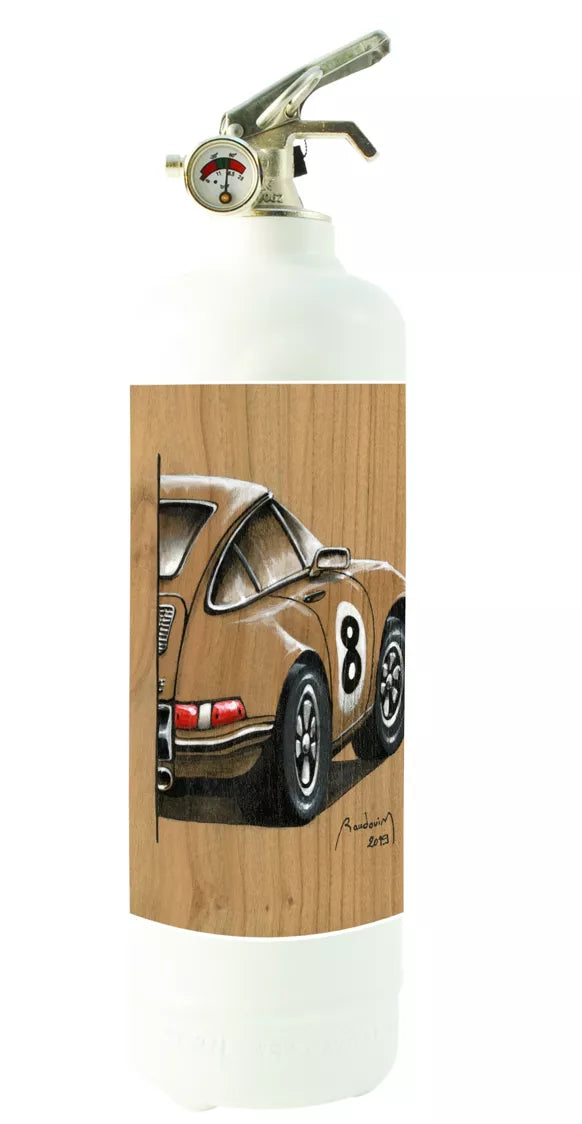 Extincteur Porsche 911 Blanc