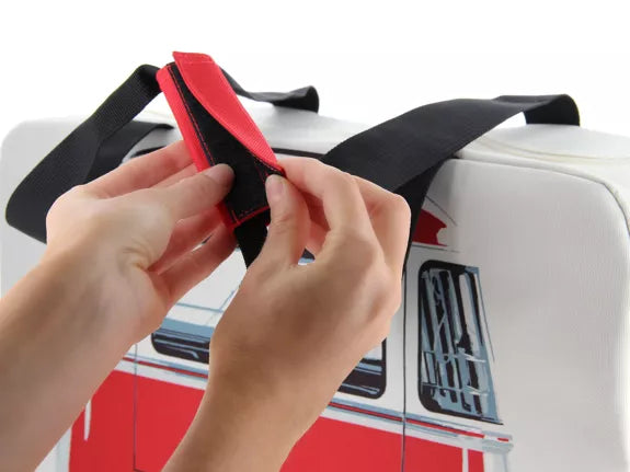 VW Combi SAC DE PLAGE, DE VOYAGE, DE WEEK-END, DE TRAINING ET DE YOGA - ROUGE