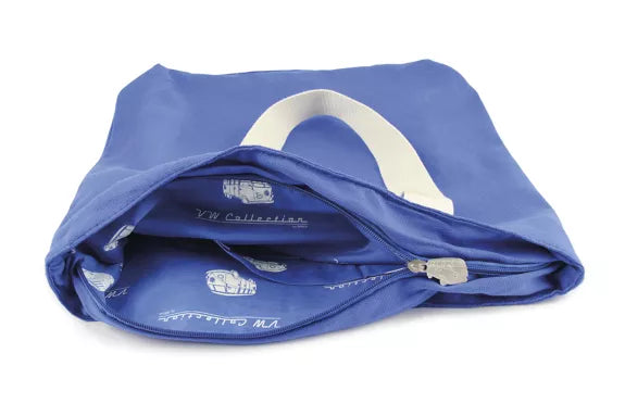 VOLKSWAGEN BUS VW T1 Combi Cabas en toile - BLEU FONCE