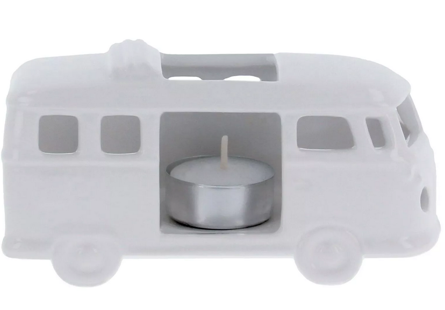 PHOTOPHORE EN CERAMIQUE - BLANC