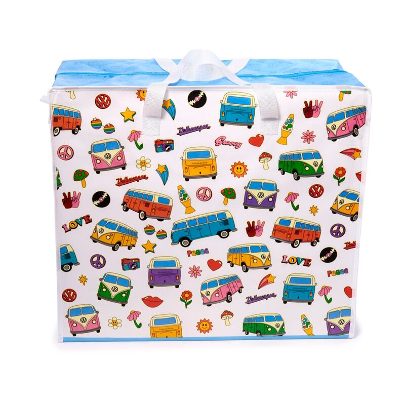 Panier à Linge ou Sac de Rangement à zip - Volkswagen VW T1 Camper Bus Retro