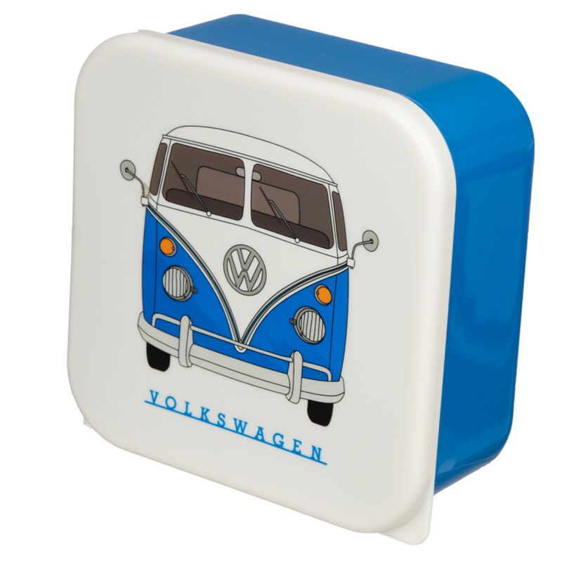 Lot de 3 Boîtes Repas Volkswagen - Bleu, rouge, jaune