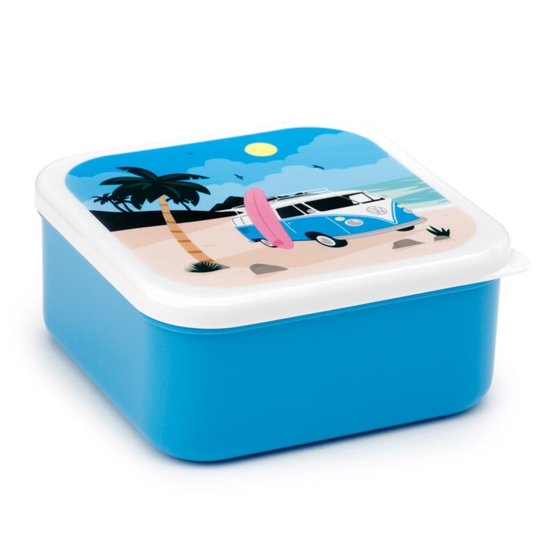 Lot de 3 Boîtes Repas Volkswagen - bleu et rose