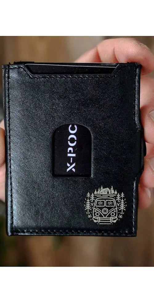 Étui pour cartes de crédit en cuir véritable "Van"