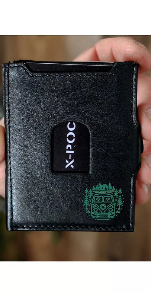 Étui pour cartes de crédit en cuir véritable "Van"