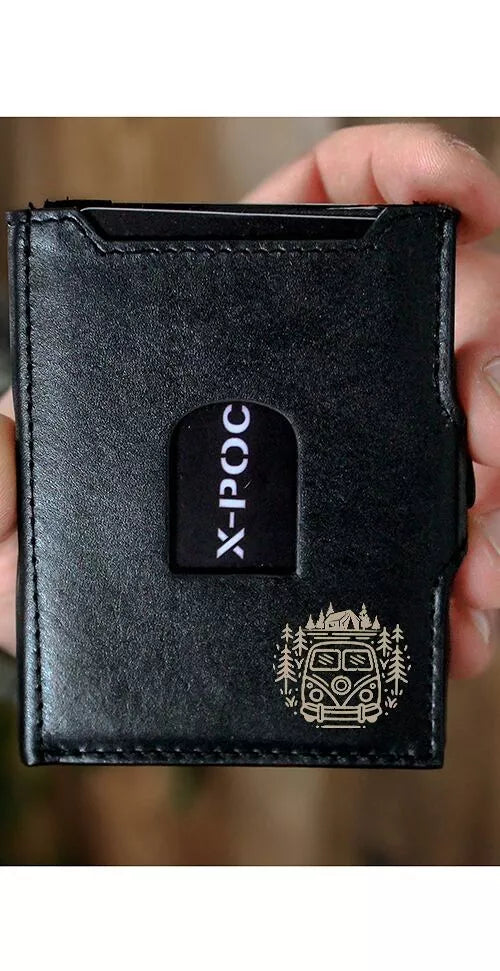 Étui pour cartes de crédit en cuir véritable "Van"