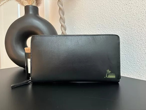 Portefeuille femme en cuir véritable