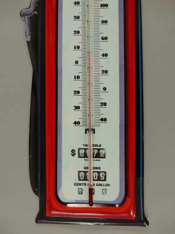 Thermomètre à plaque XL "Route 66"